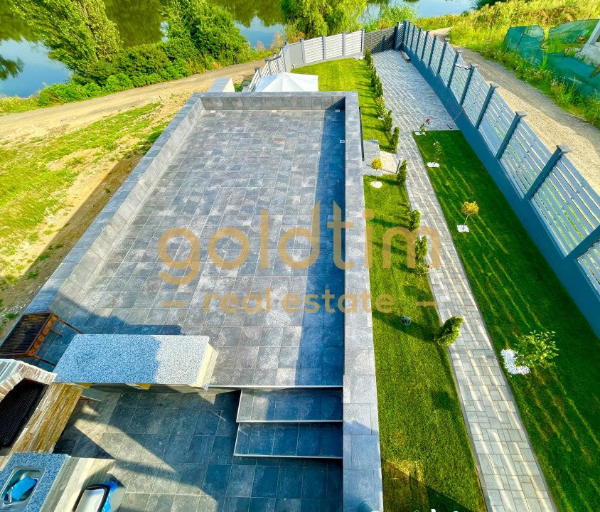 NOU/VILA INDIVIDUALA CU PRIVELISTE LAC/PISCINA/POTRIVITA EVENIMENTE/GRADINITA