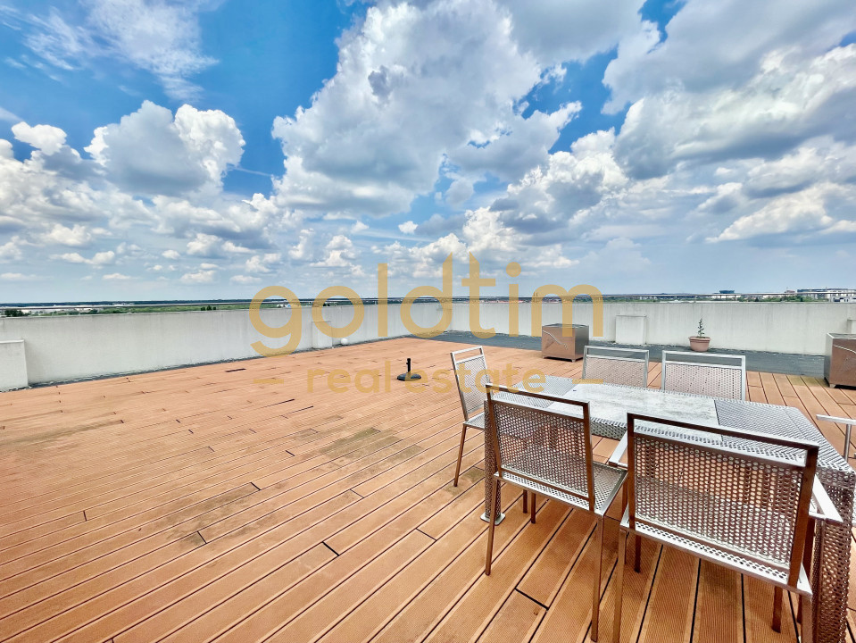 PENTHOUSE CU GARDEN FLOOR/200mp TERASA/DRESSING/ PARCARE/PRIVELISTE SUPERBA
