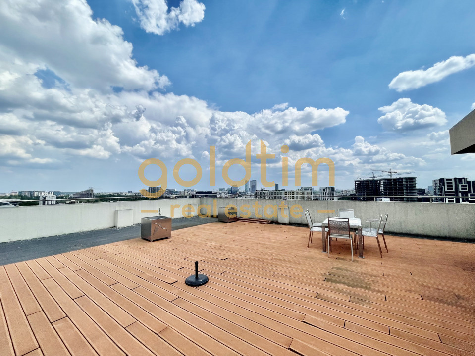 PENTHOUSE CU GARDEN FLOOR/200mp TERASA/DRESSING/ PARCARE/PRIVELISTE SUPERBA