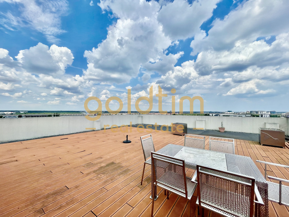 PENTHOUSE CU GARDEN FLOOR/200mp TERASA/DRESSING/ PARCARE/PRIVELISTE SUPERBA