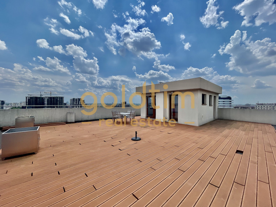 PENTHOUSE CU GARDEN FLOOR/200mp TERASA/DRESSING/ PARCARE/PRIVELISTE SUPERBA
