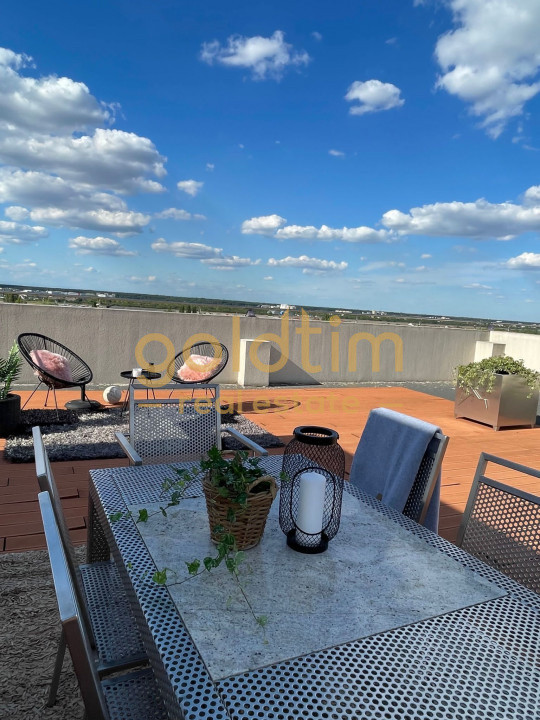 PENTHOUSE CU GARDEN FLOOR/200mp TERASA/DRESSING/ PARCARE/PRIVELISTE SUPERBA