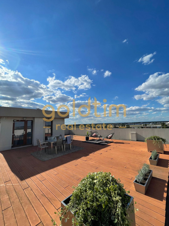 PENTHOUSE CU GARDEN FLOOR/200mp TERASA/DRESSING/ PARCARE/PRIVELISTE SUPERBA