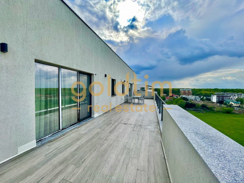 SUPERB/PENTHOUSE/ TERASA 80 Mp/ PRIVELISTE/2 LOCURI PARCARE