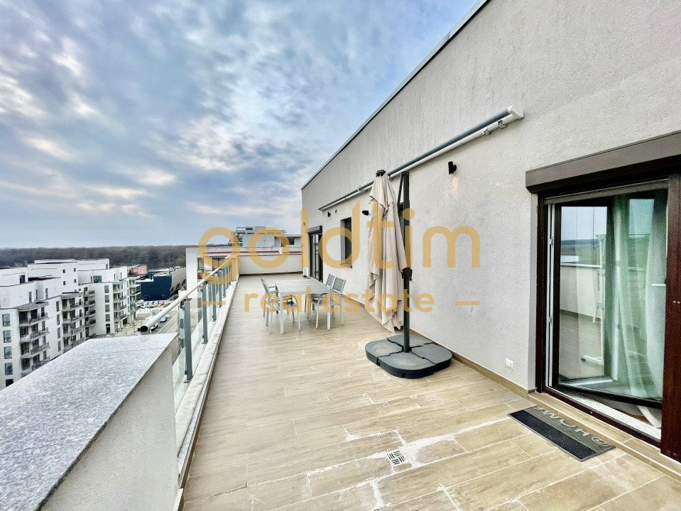 SUPERB/PENTHOUSE/ TERASA 80 Mp/ PRIVELISTE/3 LOCURI PARCARE