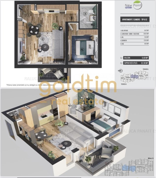 DIRECT DEZVOLATOR[NEW POINT 2/NOU/FINISAJE LUX/IDEAL INVESTITIE/COMISION 0