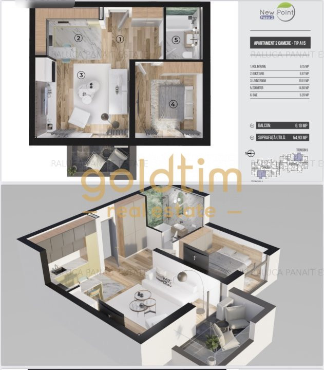 DIRECT DEZVOLATOR[NEW POINT 2/NOU/FINISAJE LUX/IDEAL INVESTITIE/COMISION 0