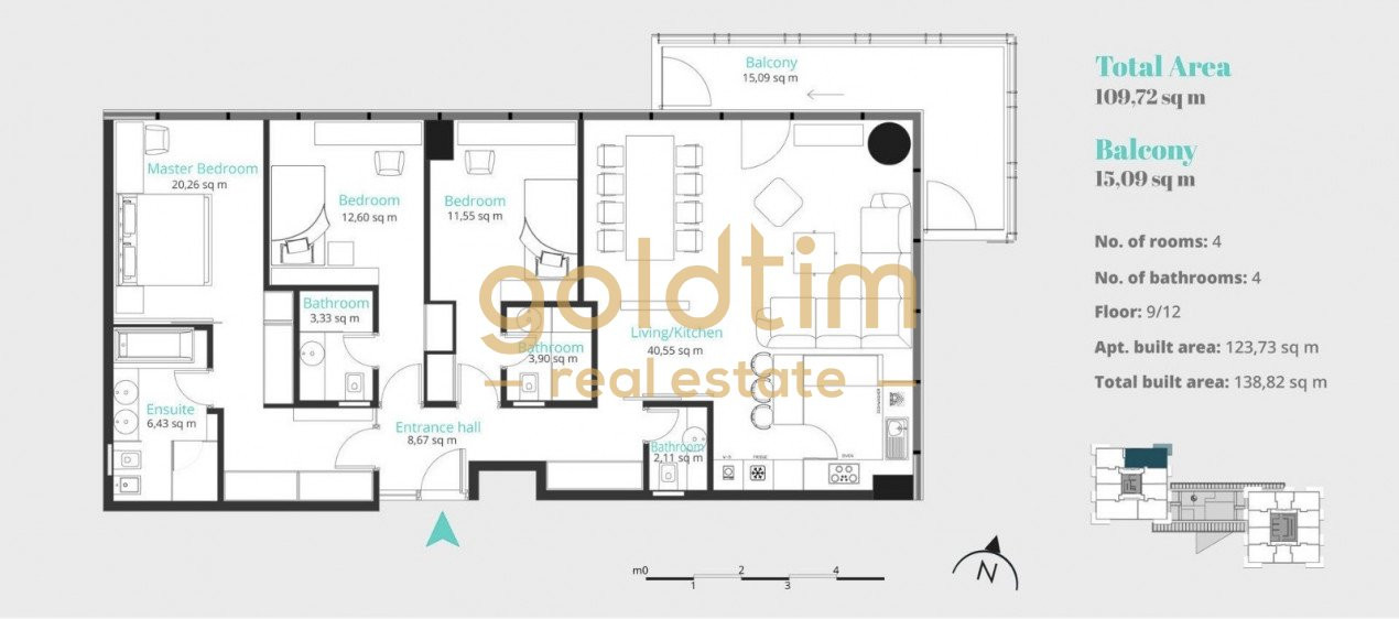 APARTAMENT LUX/ANSAMBLU EXCLUSIVIST/TERASA/BOXA/GARAJ/UP-SITE/FLOREASCA