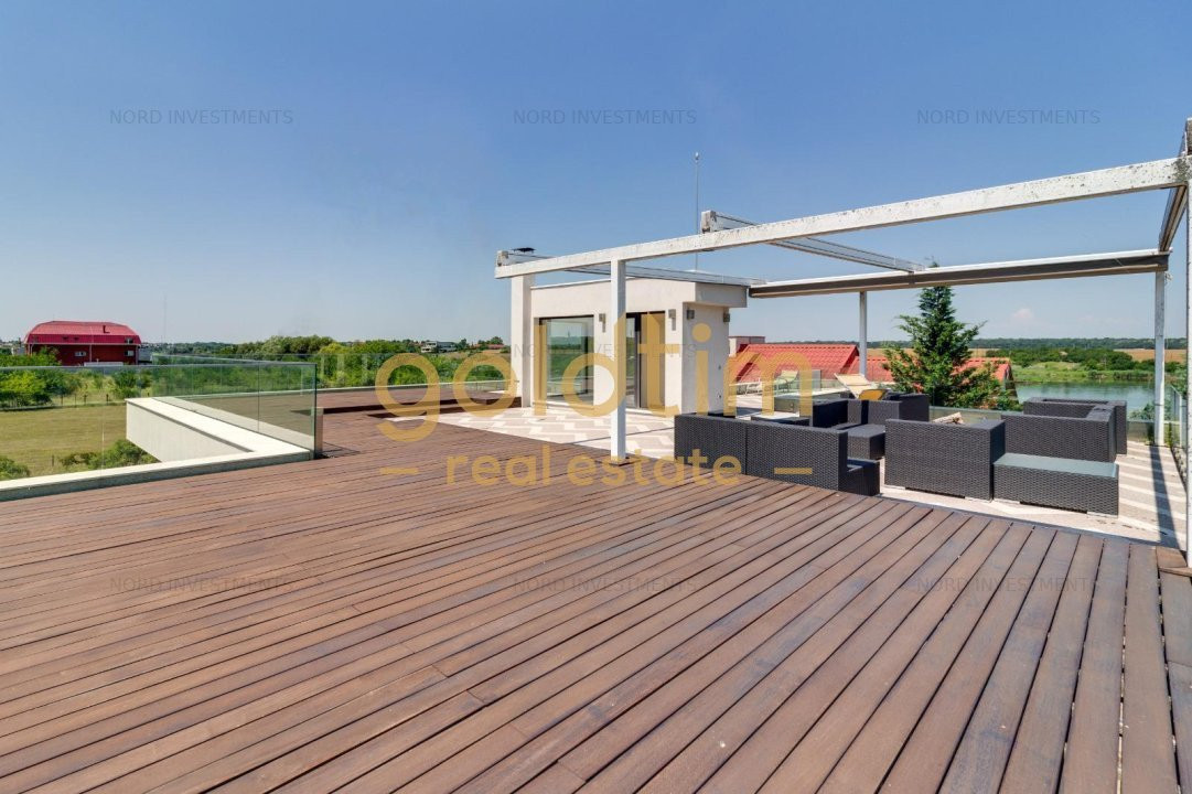 VILA SUPERBA/ TEREN 4700MP/ PISCINA EXTERIOARA/ DESCHIDERE LA LAC 25M