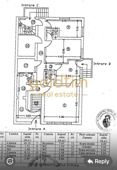 DUPLEX/ CAPITALE/ PRETABIL RESEDINTA/ BIROU/CLINICA / STOMATOLOGIE/ NOTARIAT