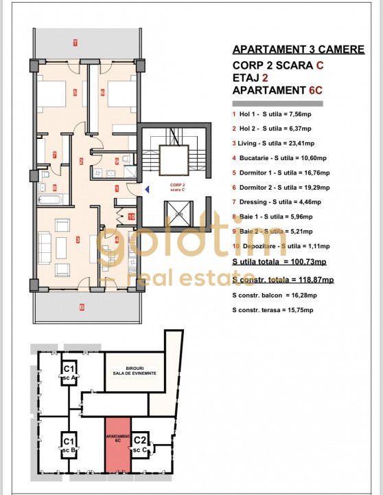 APARTAMENT 3 CAMERE LUX/PROIECT HERASTRAU/2TERASE 32mp/LOCATIE PREMIUM/NORDULUI