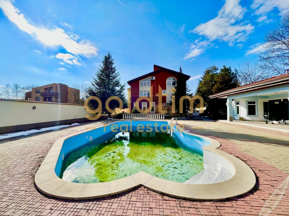 VILA INDIVIDUALA / CURTE 2250/ PISCINA / PRETABIL GRĂDINIȚĂ /AFTERSCHOOL/BIROU 