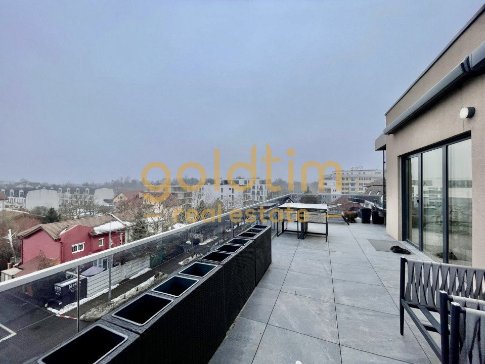 MINIPENTHOUSE/ TERASA 40 MP/ PRIVELISTE/ DEPOZITARE/ ANSAMBLU CU GYM SI PISCINA