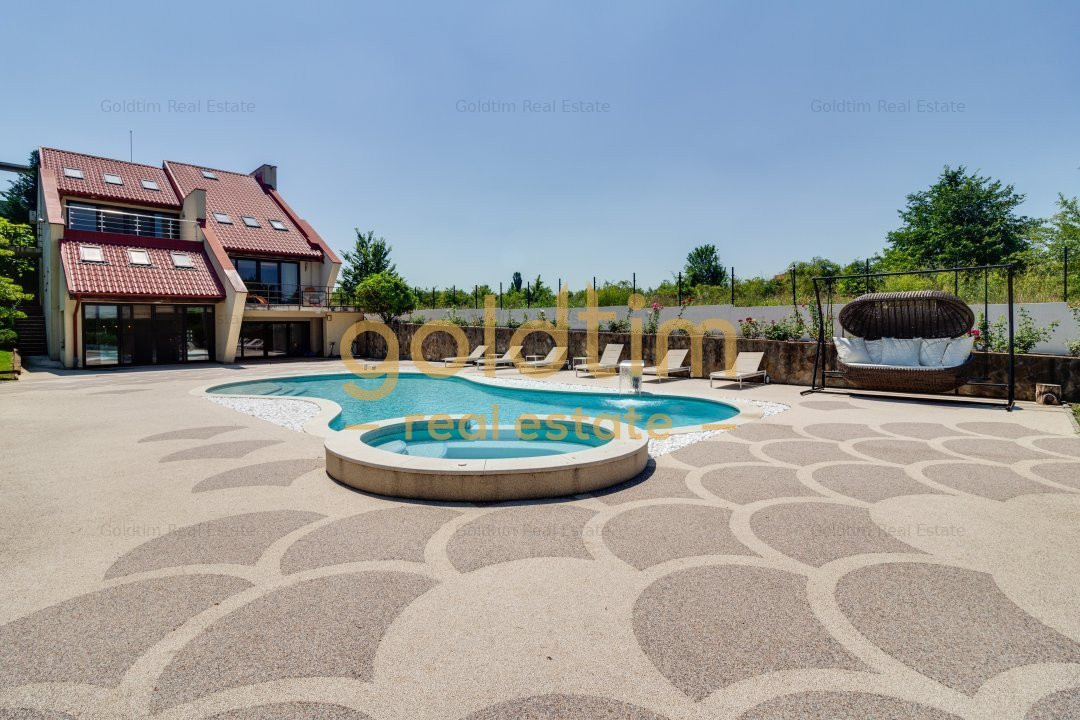 VILA MODERNA/DESCHIDERE LA LAC 25 M/CURTE 4000MP/PISCINA EXTERIOARA/SNAGOV