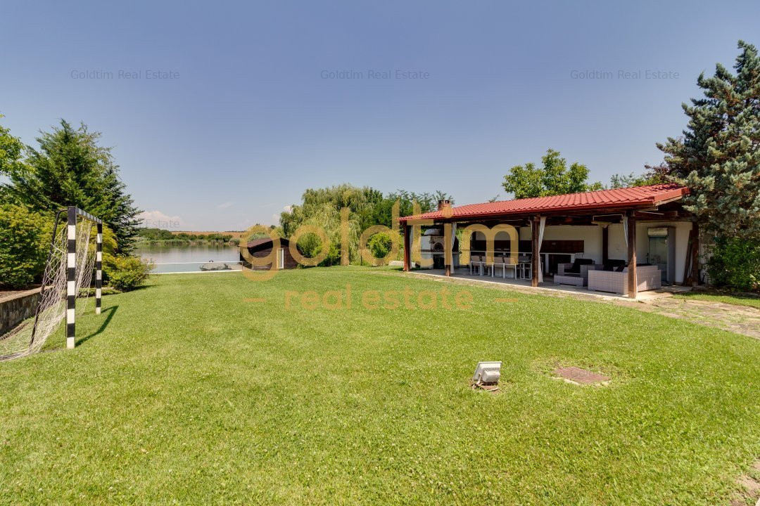 VILA MODERNA/DESCHIDERE LA LAC 25 M/CURTE 4000MP/PISCINA EXTERIOARA/SNAGOV