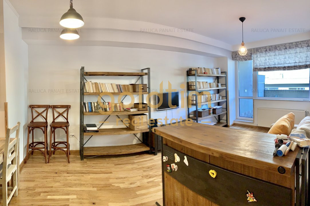 NOU/ MOBILAT SI UTILAT/TERASA GENEROASA/ ZONA LINISTITA