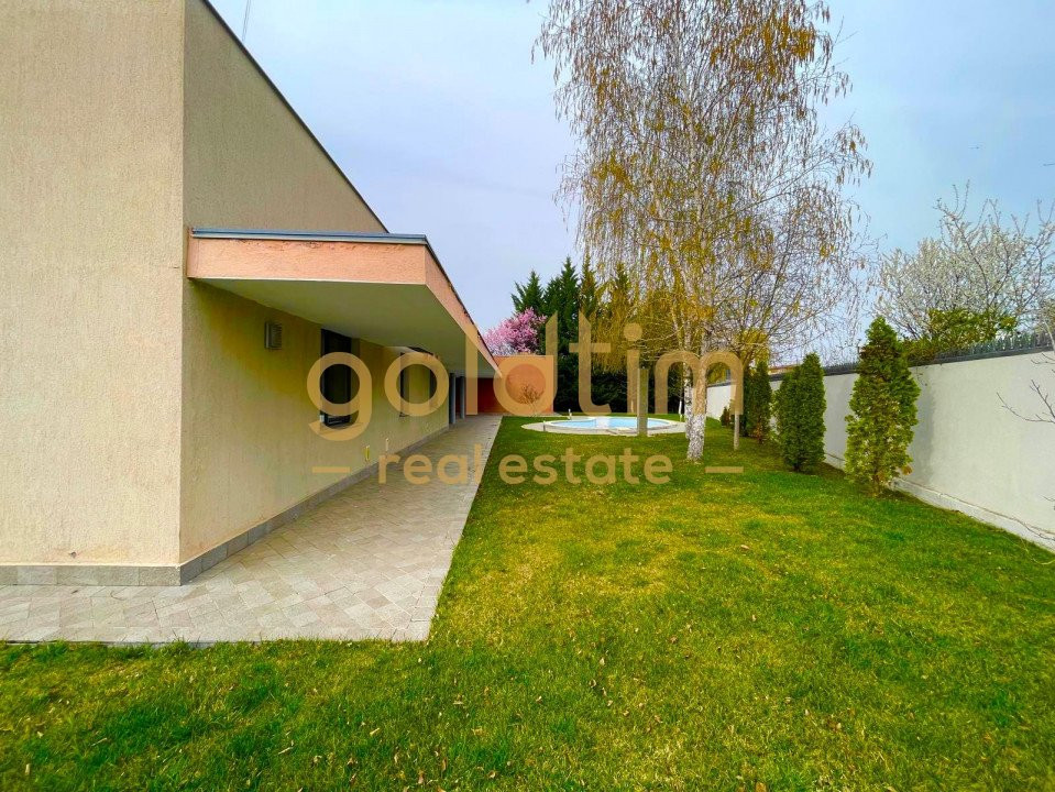 VILA INDIVIDUALA/MINIMALISTA/ANSAMBLU SECURIZAT/PISCINA/PRETABIL BIROURI