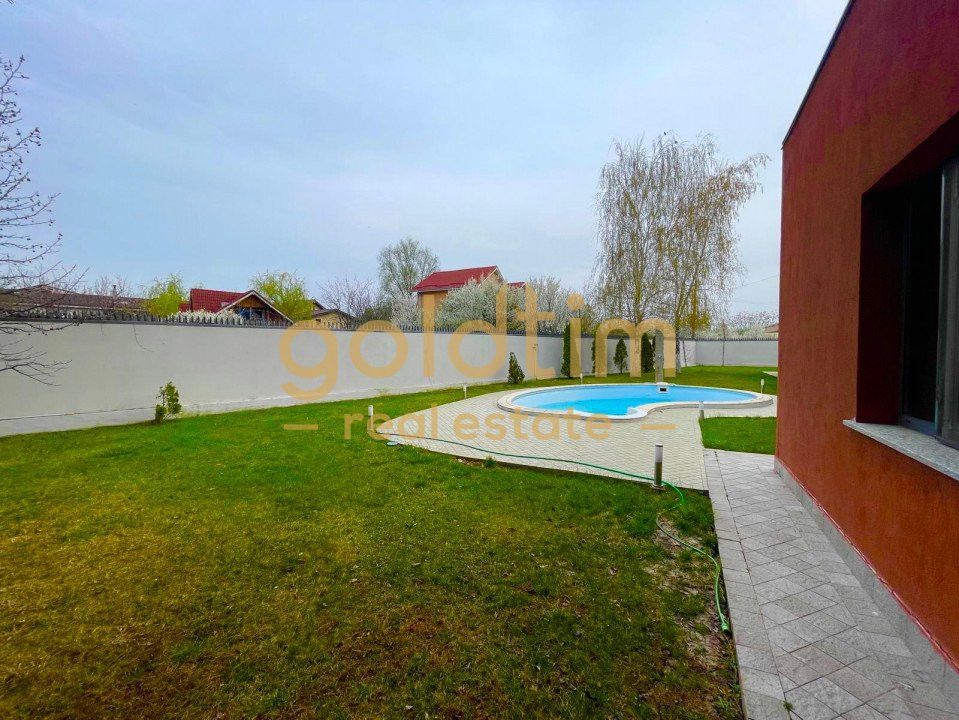 VILA INDIVIDUALA/MINIMALISTA/ANSAMBLU SECURIZAT/PISCINA/PRETABIL BIROURI