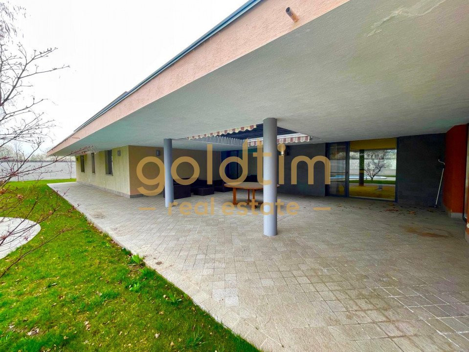 VILA INDIVIDUALA/MINIMALISTA/ANSAMBLU SECURIZAT/PISCINA/PRETABIL BIROURI