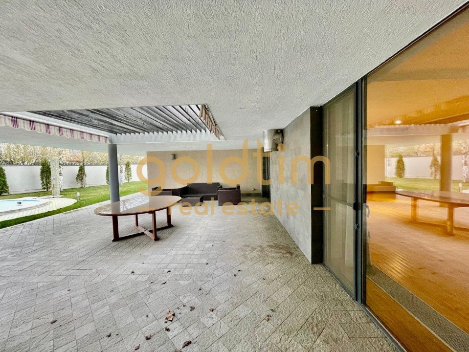 VILA INDIVIDUALA/MINIMALISTA/ANSAMBLU SECURIZAT/PISCINA/PRETABIL BIROURI