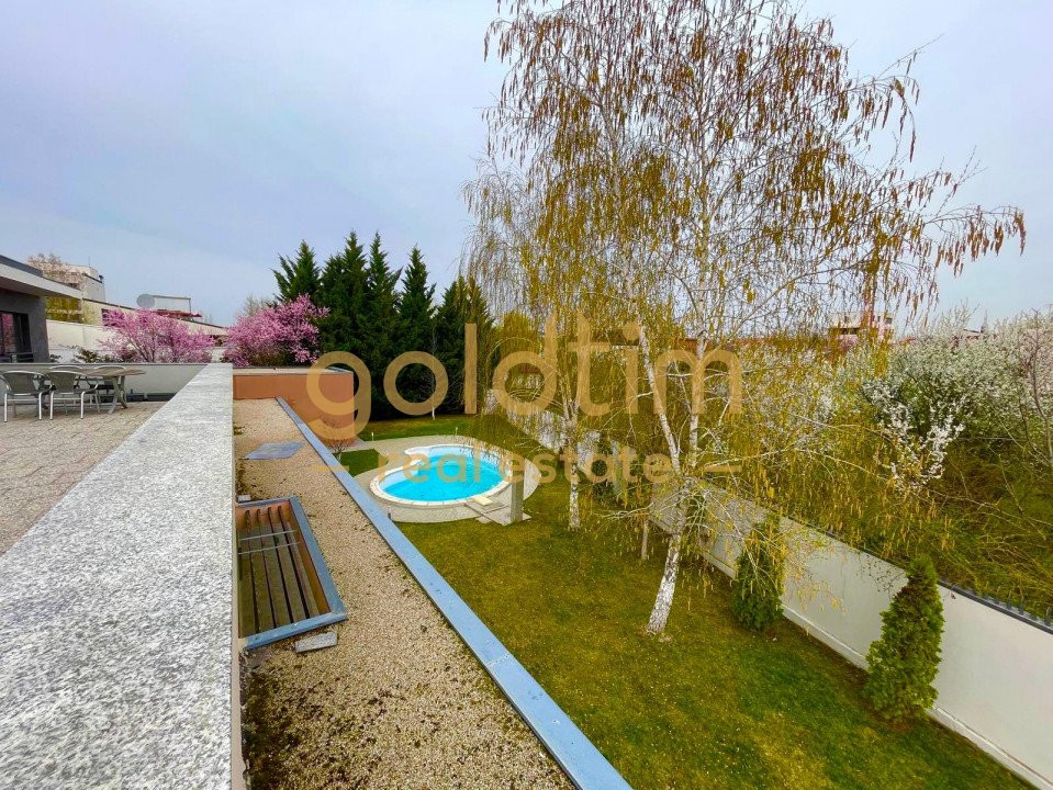 VILA INDIVIDUALA/MINIMALISTA/ANSAMBLU SECURIZAT/PISCINA/PRETABIL BIROURI