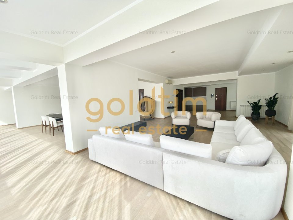 Penthouse spectaculos 4 camere 462mp, terasa,bloc boutique,Soseaua Nordului