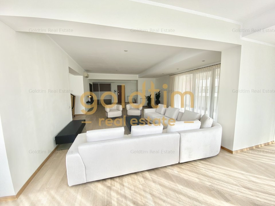 Penthouse spectaculos 4 camere 462mp, terasa,bloc boutique,Soseaua Nordului