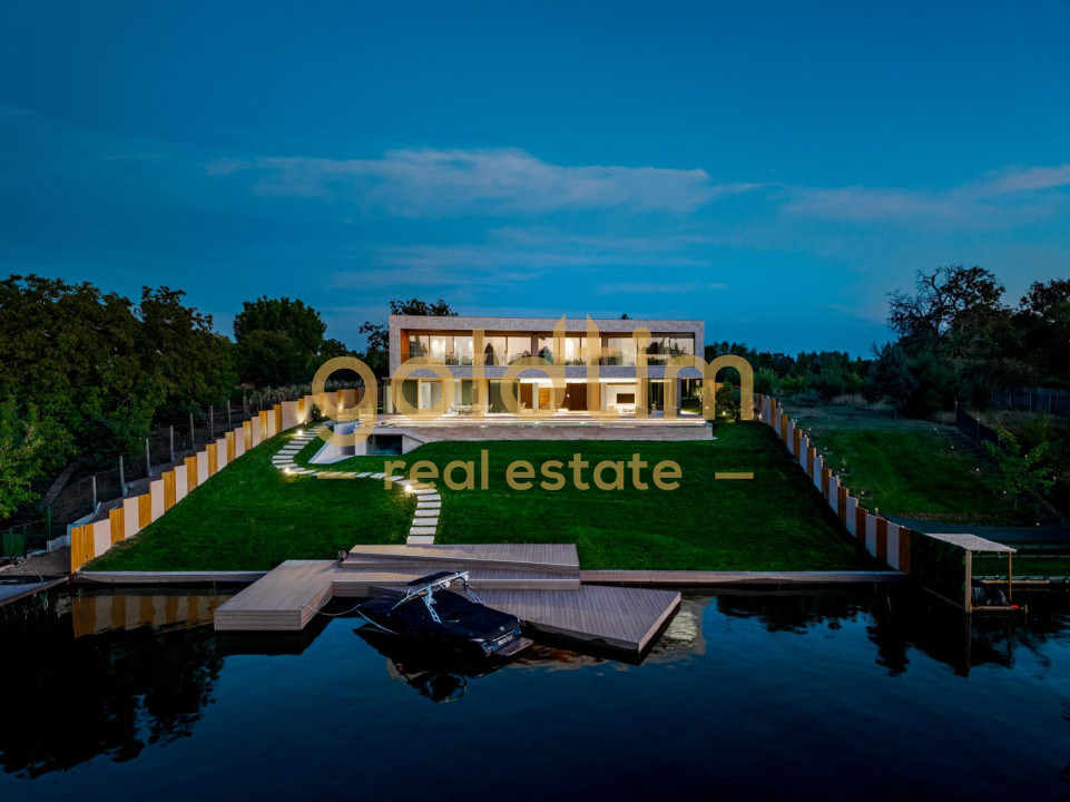 VILA UNICA/ 7 CAMERE CU VEDERE LA LAC/PISCINA INFINITY/DESIGN SPECTACULOS/SNAGOV