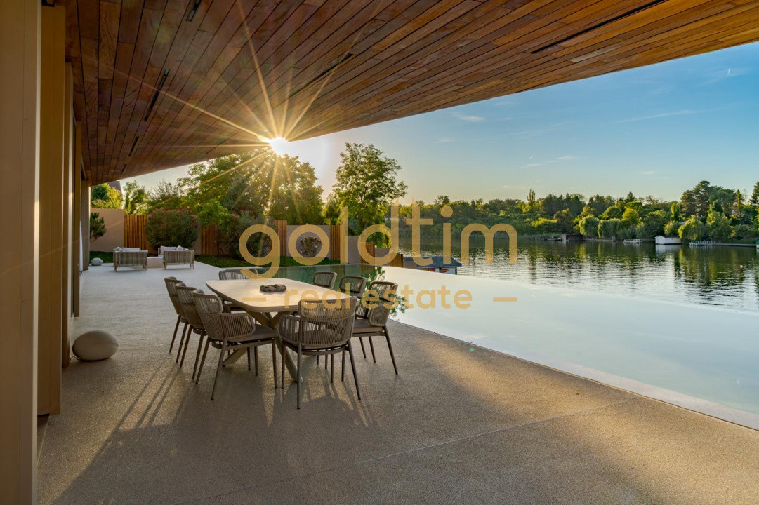 VILA UNICA/ 7 CAMERE CU VEDERE LA LAC/PISCINA INFINITY/DESIGN SPECTACULOS/SNAGOV