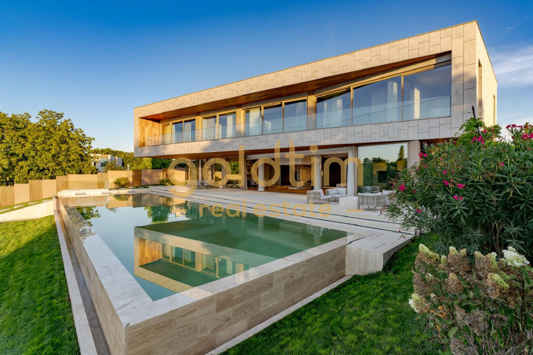 VILA UNICA/ 7 CAMERE CU VEDERE LA LAC/PISCINA INFINITY/DESIGN SPECTACULOS/SNAGOV