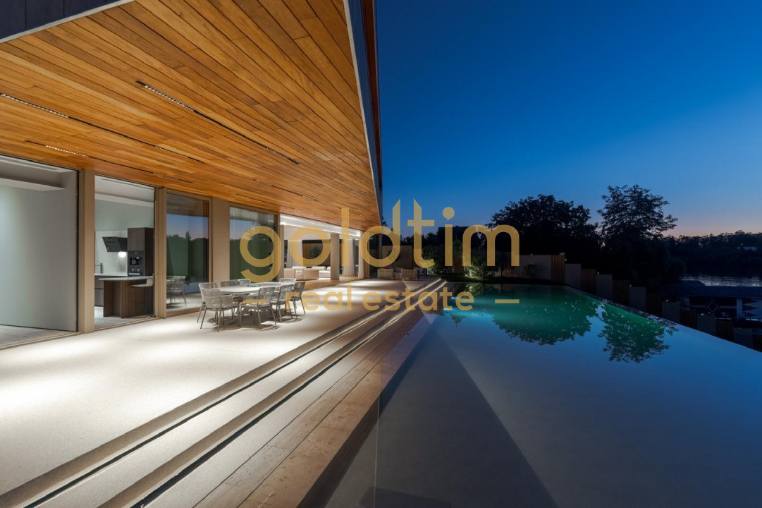 VILA UNICA/ 7 CAMERE CU VEDERE LA LAC/PISCINA INFINITY/DESIGN SPECTACULOS/SNAGOV