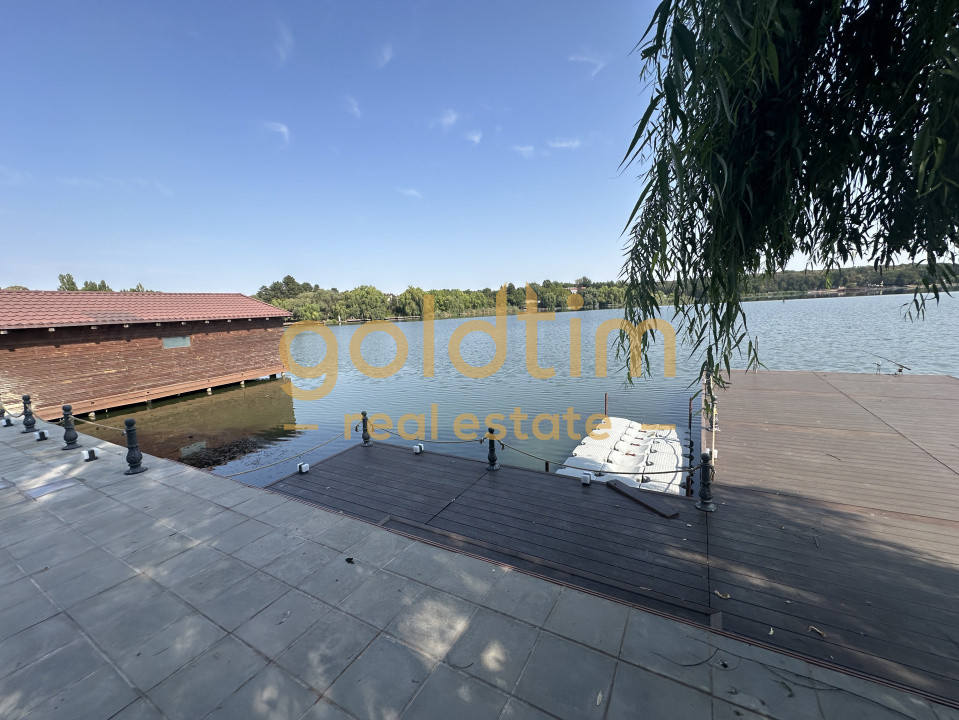 VILA CU IESIRE LA LAC/CURTE LIBERA 1100/GARAJ/PONTON/SNAGOV/GHERMANESTI