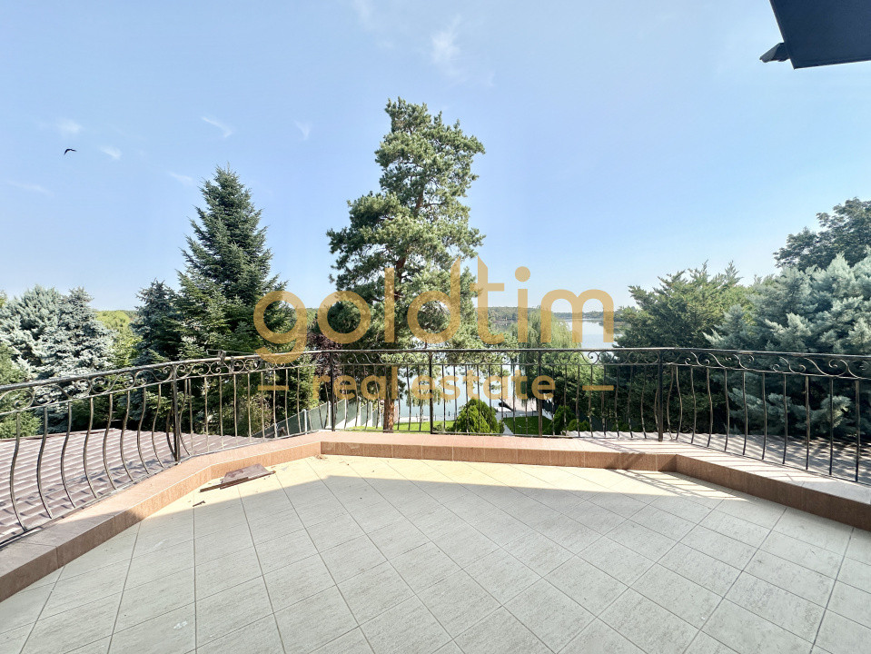 VILA CU IESIRE LA LAC/CURTE LIBERA 1100/GARAJ/PONTON/SNAGOV/GHERMANESTI