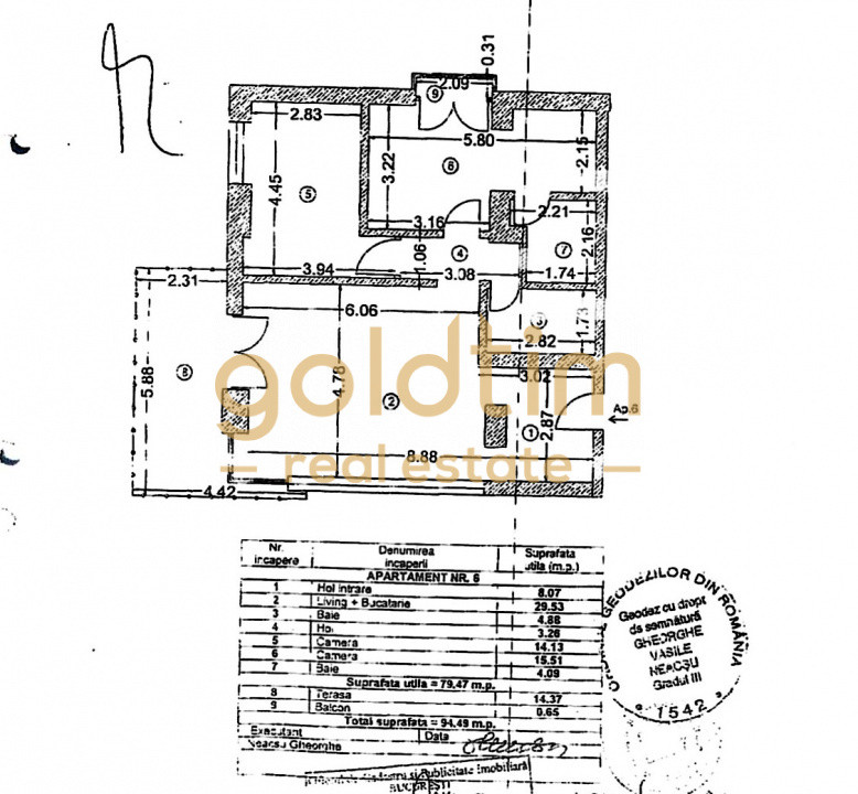 3 CAMERE SUPERB 80MP+TERASA 15MP/BLOC BOUTIQUE/PARCARE/CASIN-DOMENII-KISELEFF