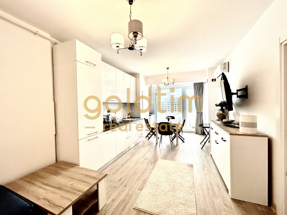 2 CAMERE 52MP/TERASA CU VEDERE CATRE MARE IN CONDO ALEZZI INFINITY/1MIN PLAJA