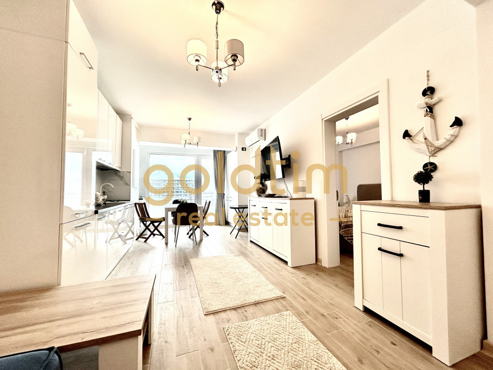 2 CAMERE 52MP/TERASA CU VEDERE CATRE MARE IN CONDO ALEZZI INFINITY/1MIN PLAJA