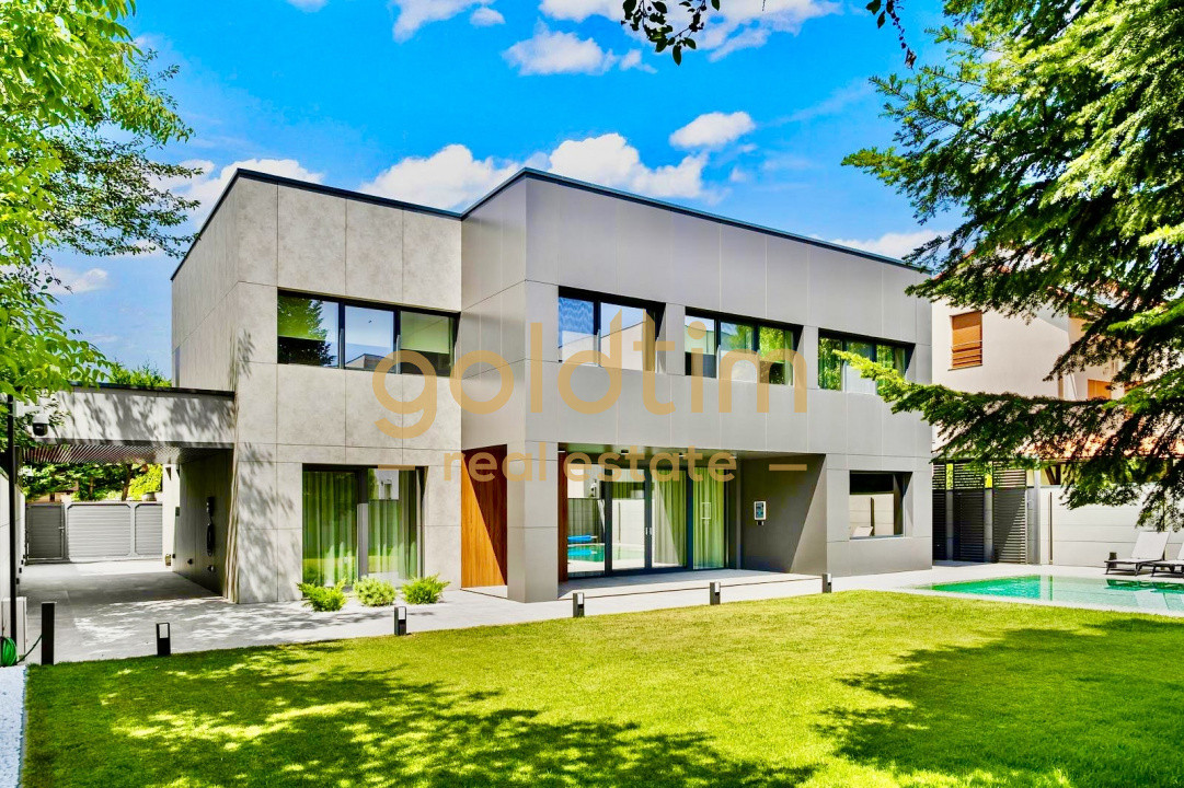 VILA UNICA PE IANCU NICOLAE/DESIGN INTERIOR/PISCINA/PIPERA/SMART HOME/