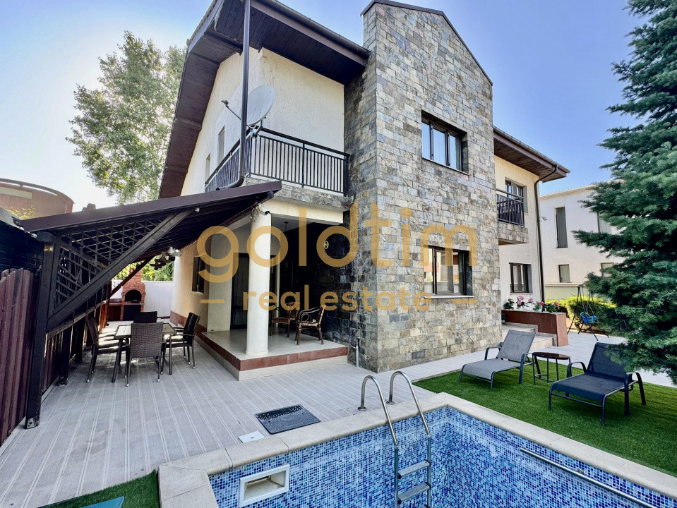 VILA INDIVIDUALA/PIPERA/PISCINA/SPATII GENEROASE/DRESSING/SUPRAVEGHERE VIDEO