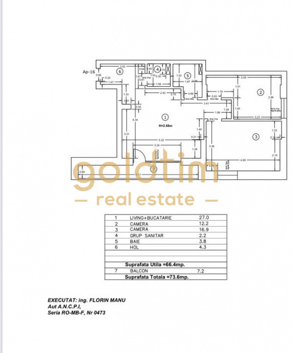 DESIGN UNIC/SUPERB/ZONA LINISTITA/LUX/1 LOC PARCARE