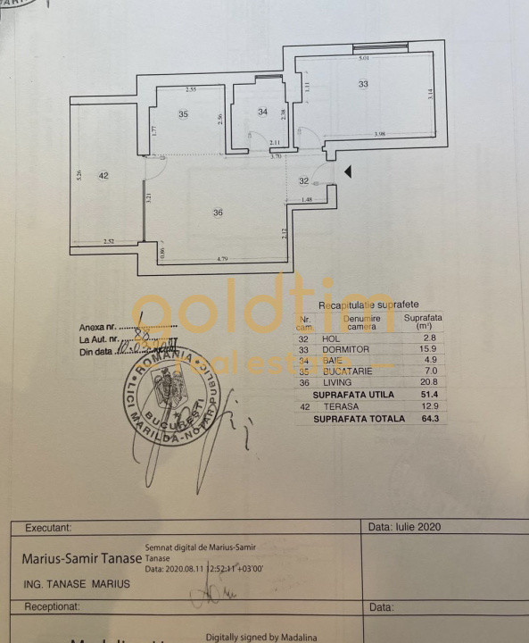 APARTAMENT MOBILAT/UTILAT/ BLOC ELEGANT/GARAJ/RAHMANINOV/FLOREASCA