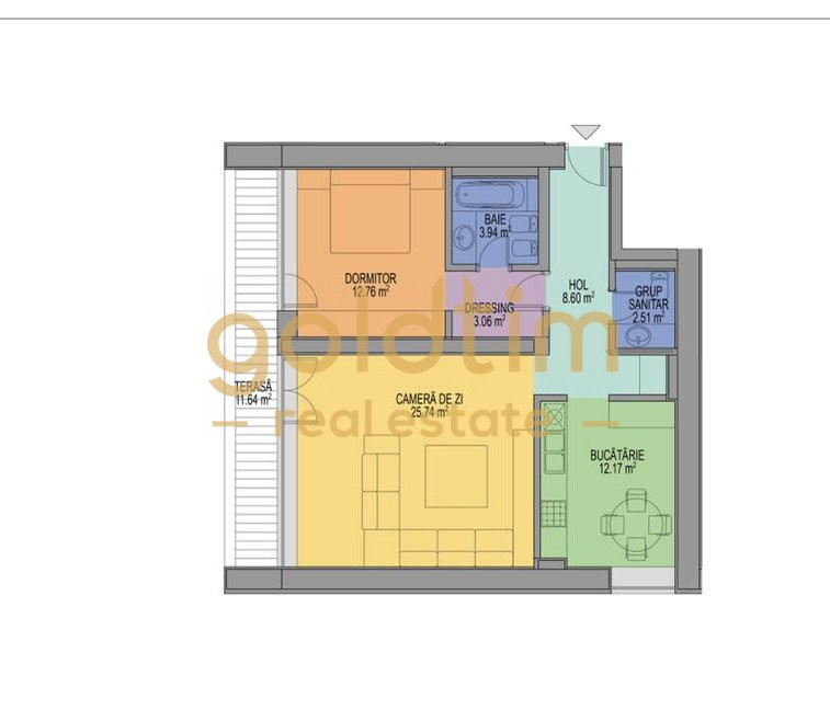 APARTAMENT SUPERB/COMPLEX REZIDENTIAL/TERASA/2 PARCARE SUBTERANA/ARCUL DE TRIUMF